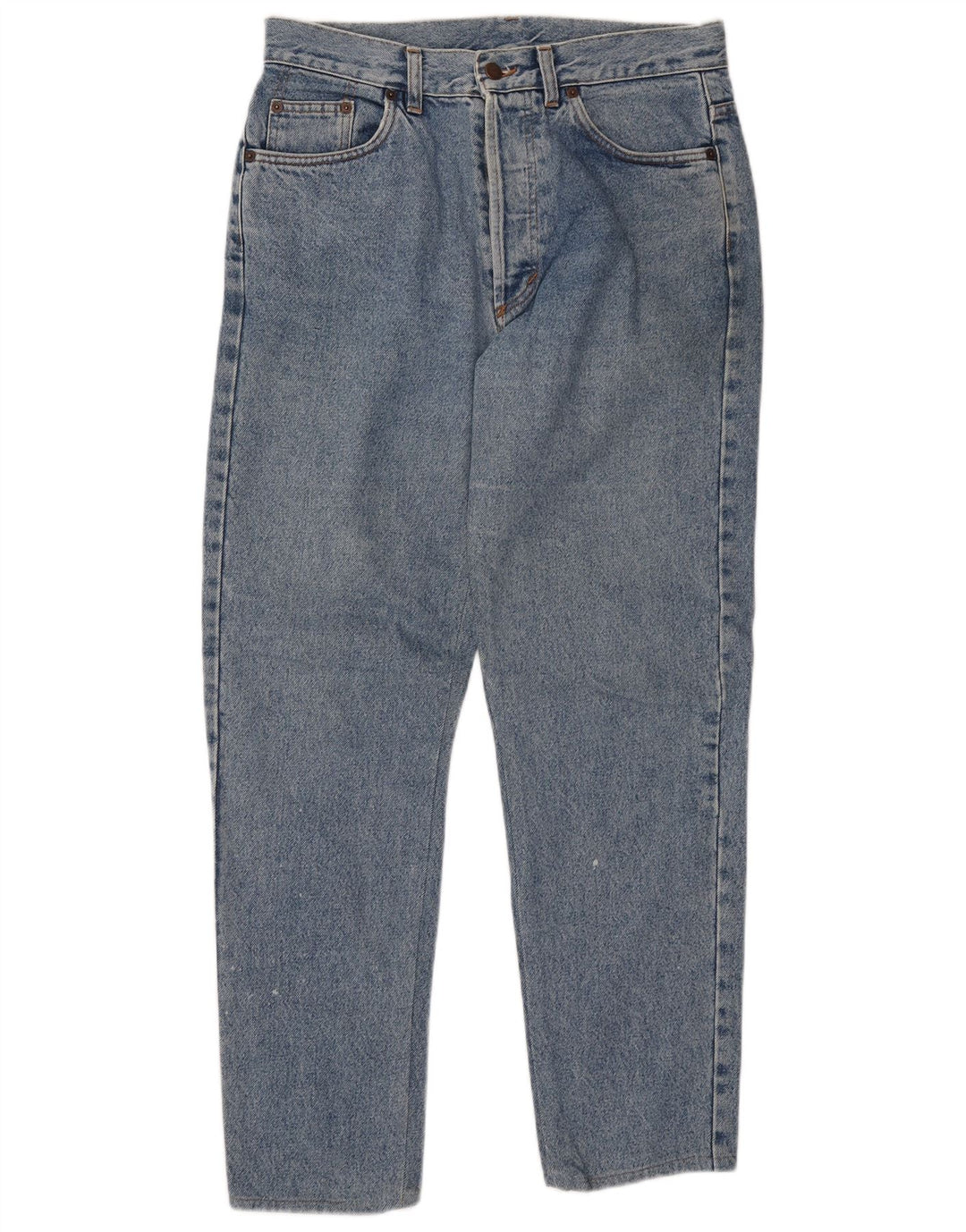 BENETTON Ženske sužene traperice visokog struka IT 48 XL W32 L30 Plavi pamuk