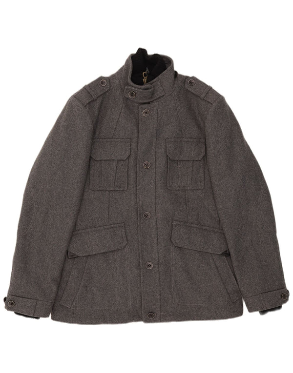 Esprit muška vojna jakna UK 42 XL siva vuna