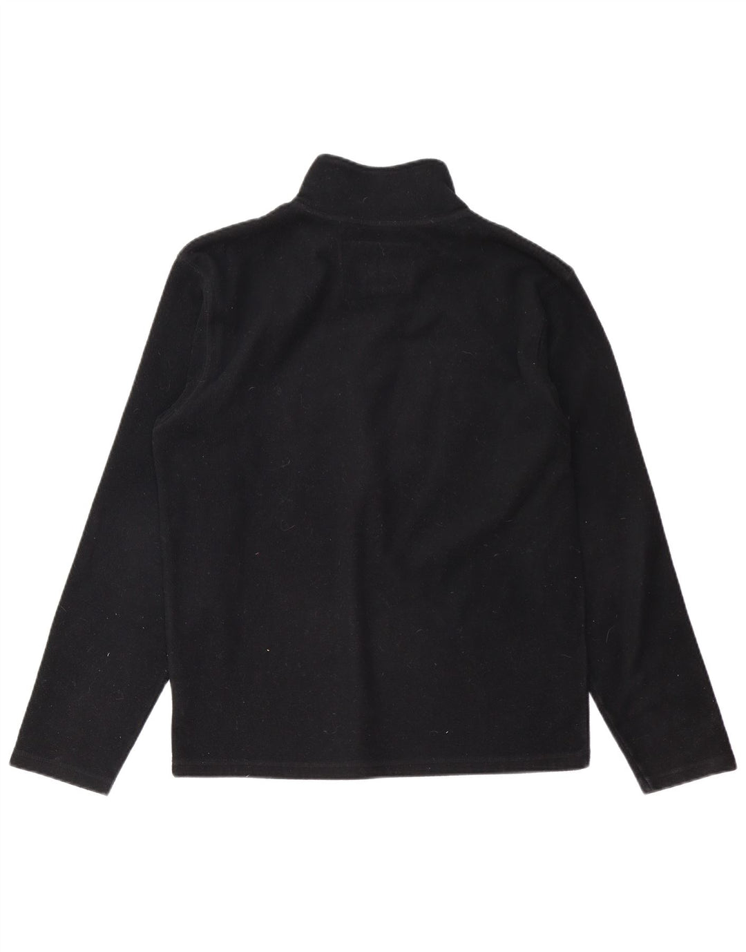 BILLABONG muški džemper od flisa s grafičkim zatvaračem i izrezom, mali crni poliester