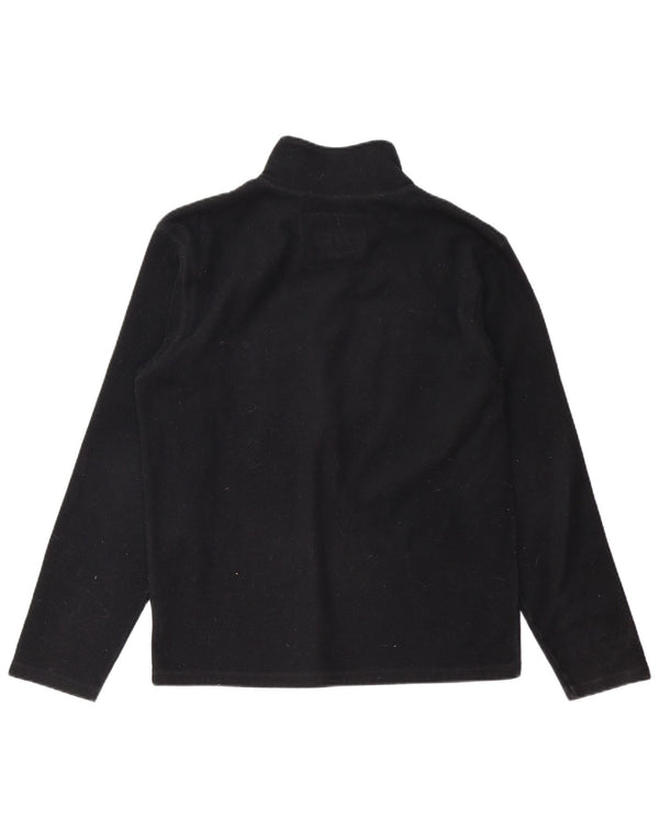 BILLABONG muški džemper od flisa s grafičkim zatvaračem i izrezom, mali crni poliester