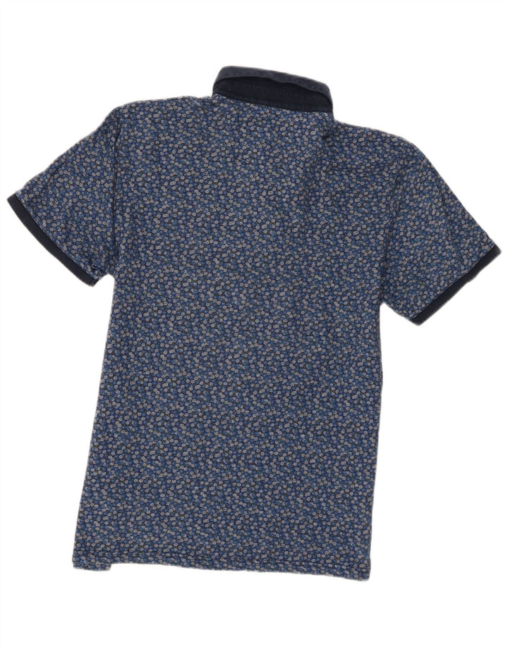 Ted Baker muška polo majica veličine 4 velika plava cvjetna pamuk