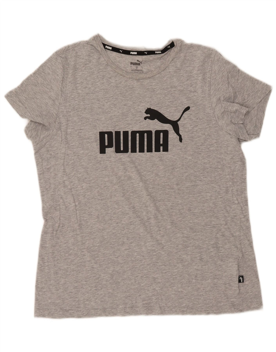 PUMA Ženska majica kratkih rukava s grafičkim motivima UK 16 Large Grey Cotton