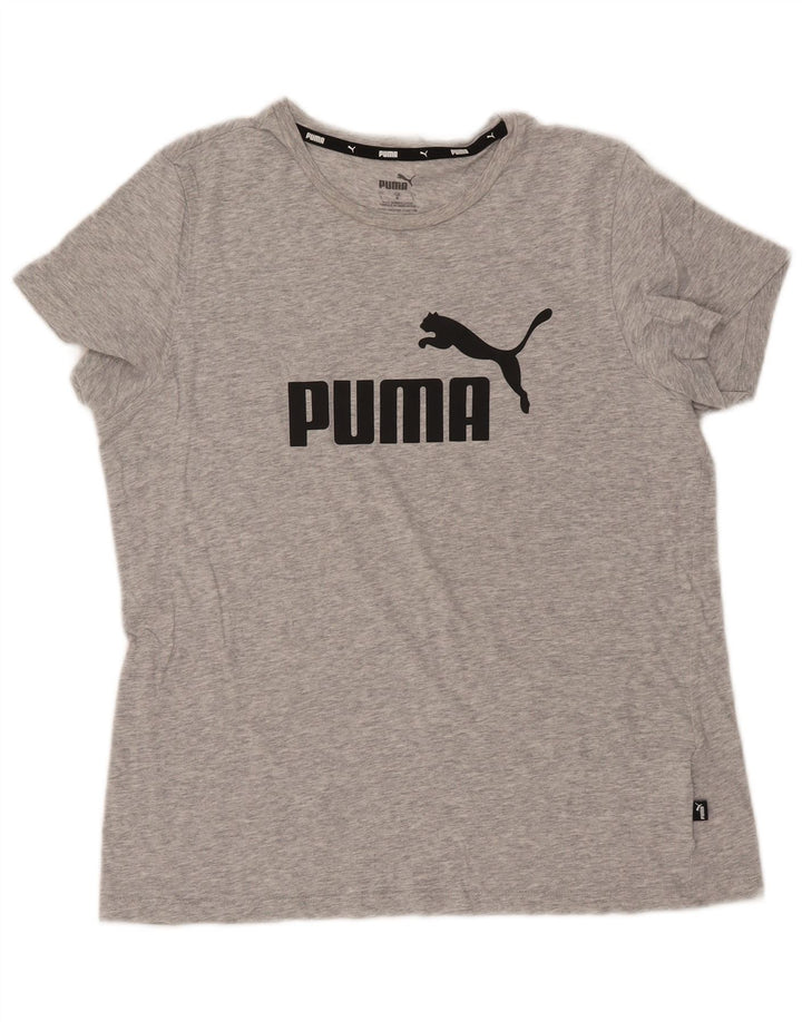 PUMA Ženska majica kratkih rukava s grafičkim motivima UK 16 Large Grey Cotton