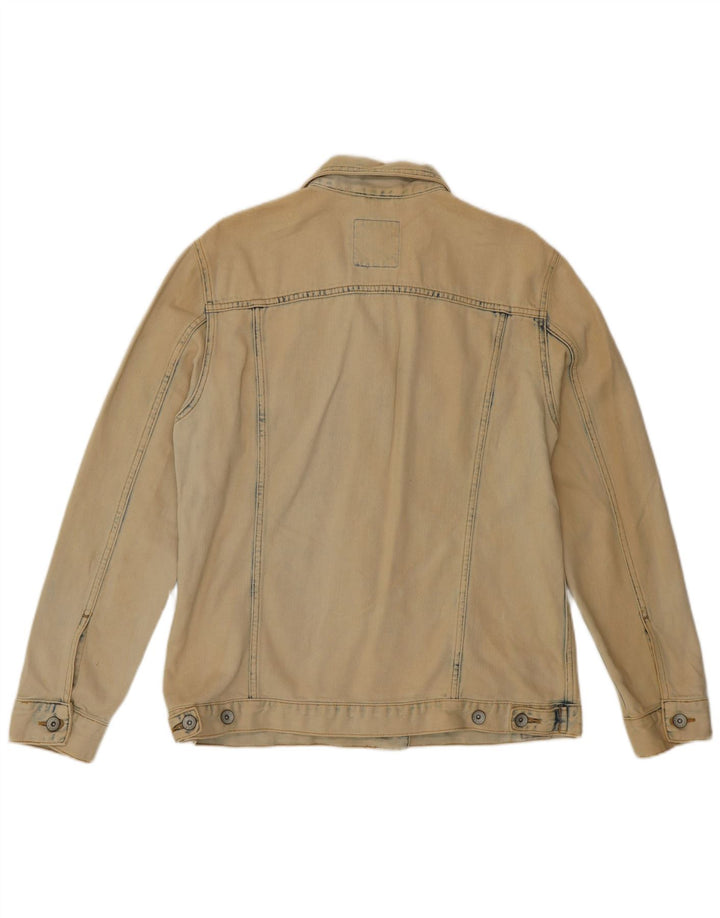 SUPERDRY ženska traper jakna UK 10 Mala bež pamuk