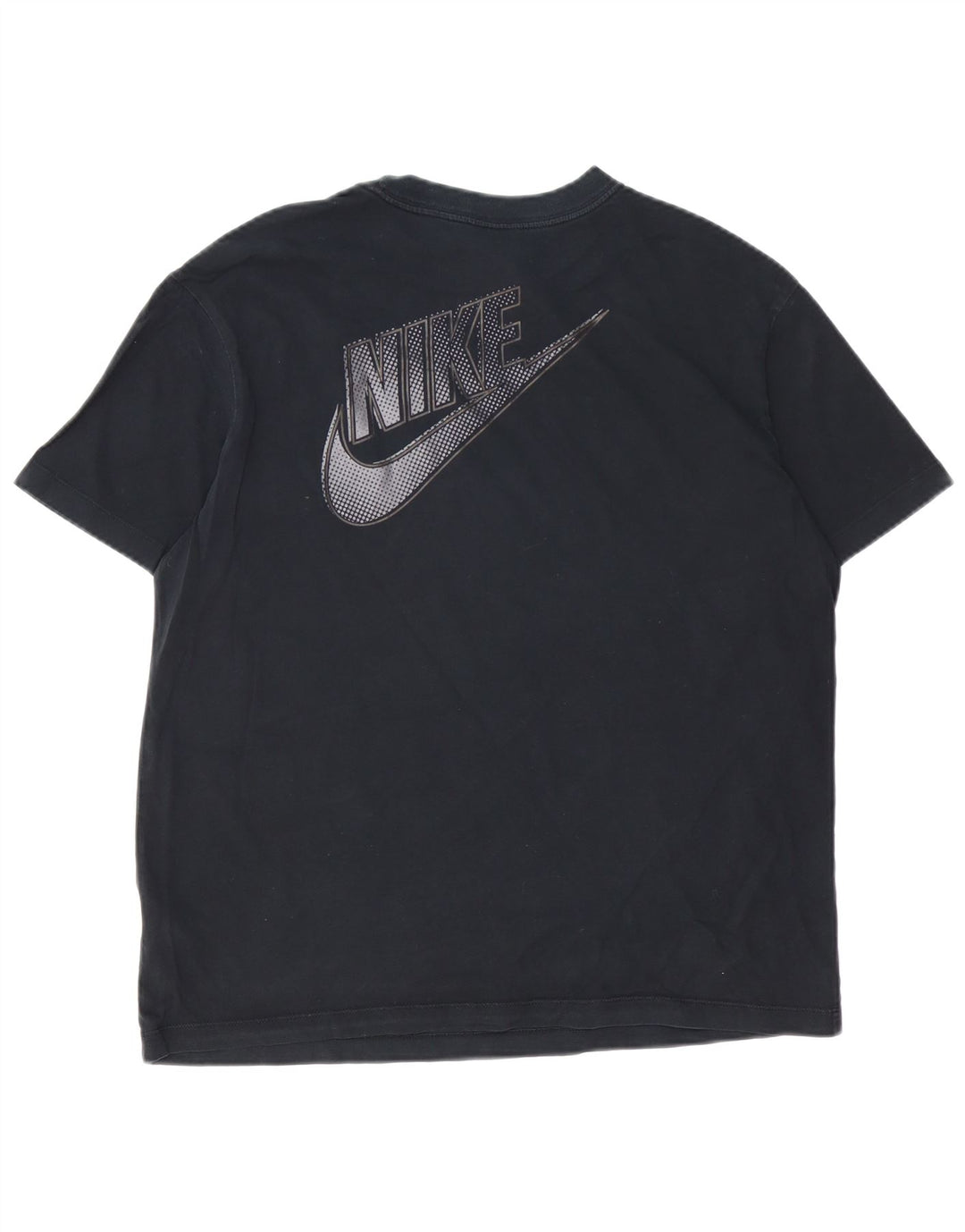NIKE Mens Graphic T-Shirt Top Medium Navy Blue Cotton Vintage Nike and Second-Hand Nike from Messina Hembry 