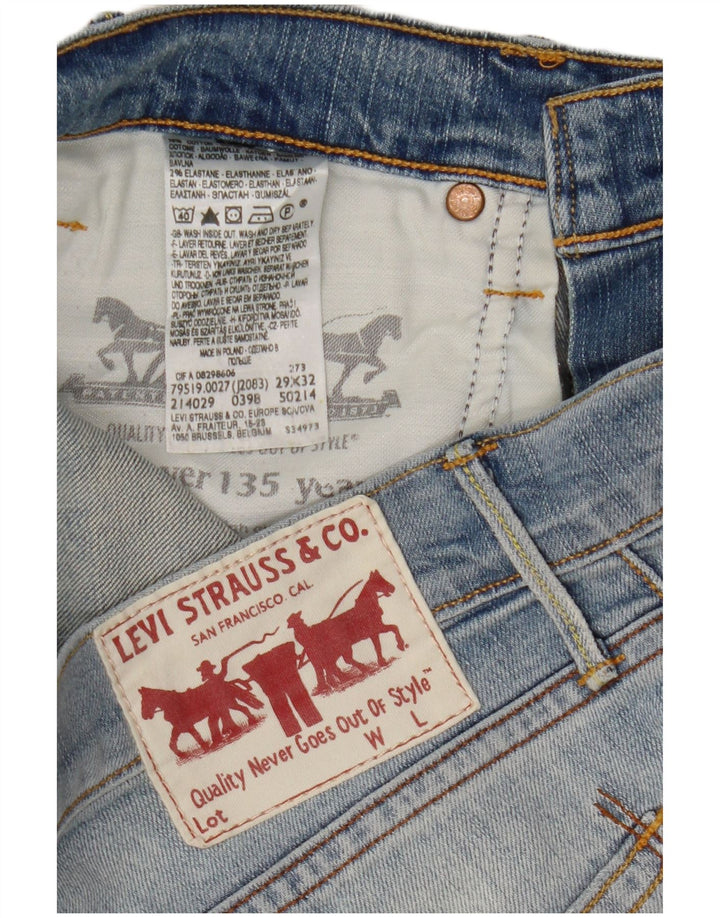Levi's muške uske traperice W29 L32 plavi pamuk