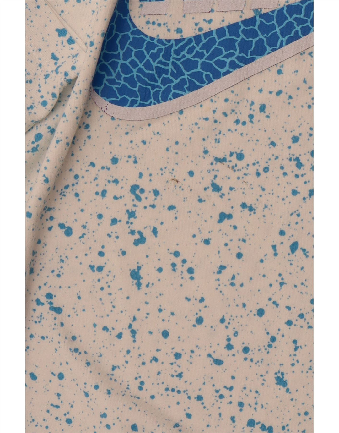 NIKE Muška majica kratkih rukava s grafičkim motivima, srednji bijeli flekasti pamuk