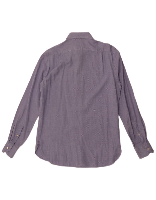 Boggi muška krojena košulja veličina 40 15 3/4 srednje plava geometrijski pamuk