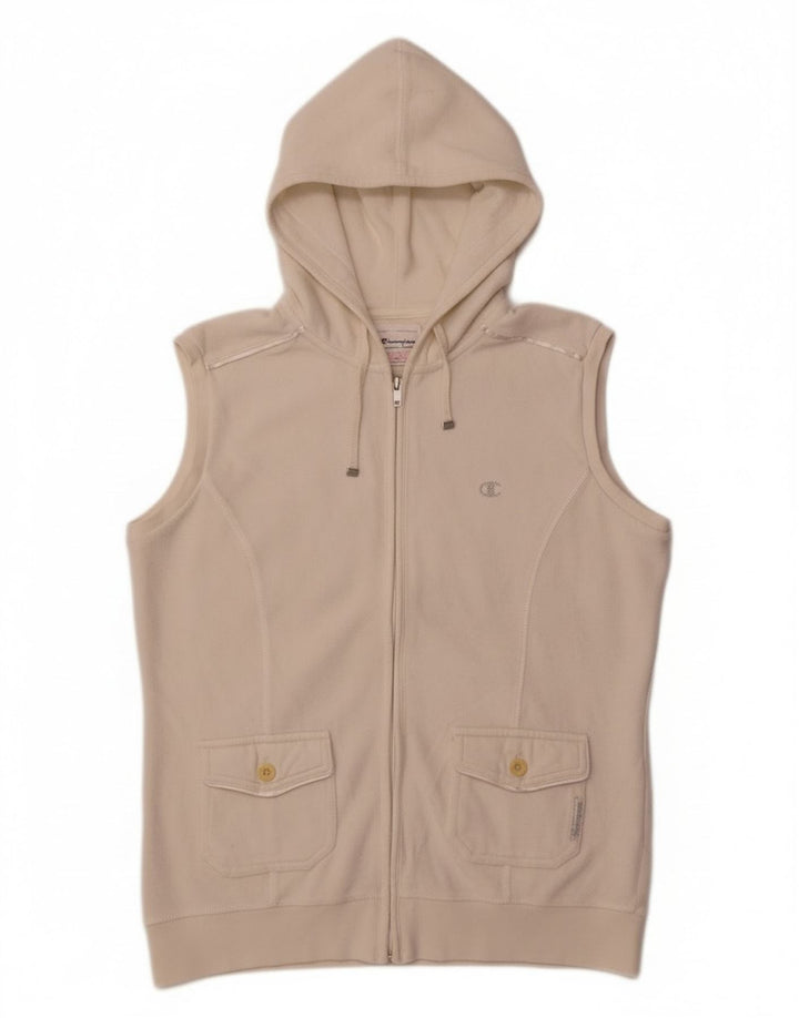 Champion ženski pulover s kapuljačom s patentnim zatvaračem Heritage Fit UK 14 srednje bijele boje