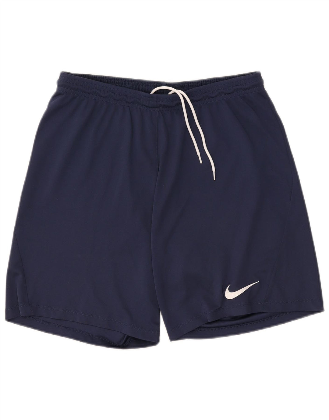 NIKE Mens Sport Shorts Large  Navy Blue Polyester