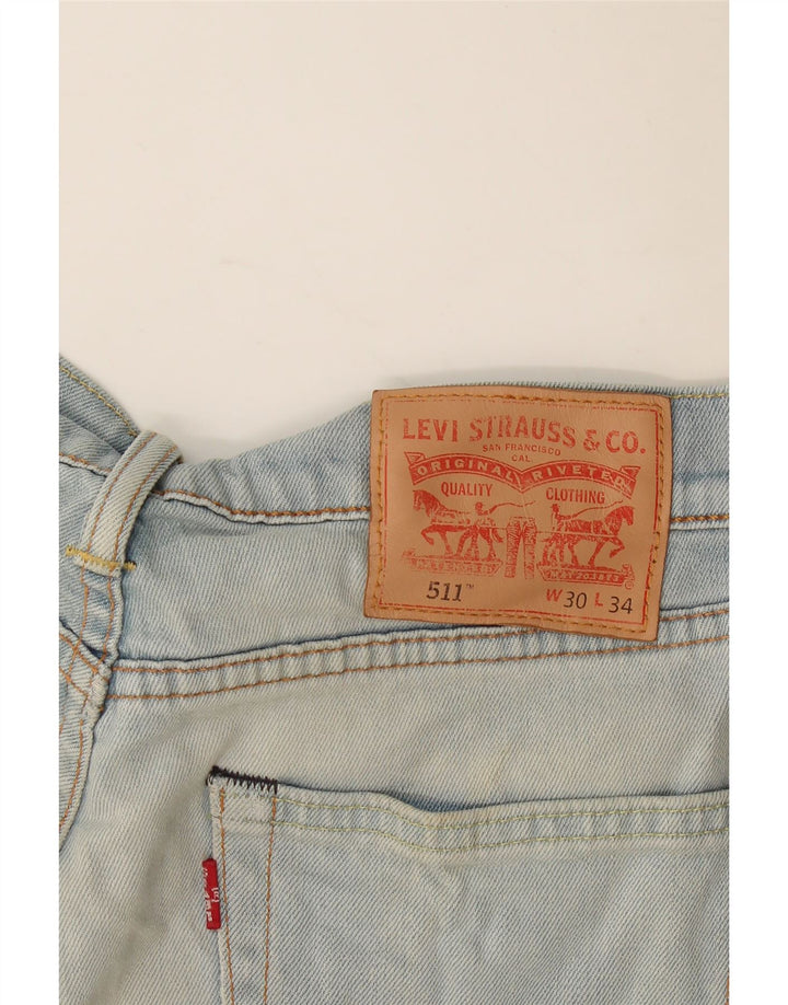 Levi's ženske 511 uske traperice W30 L34 plavi pamuk