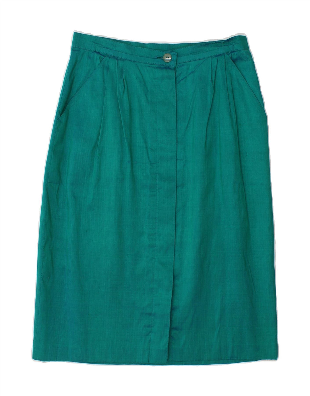 VINTAGE Womens Pencil Skirt W27 Small Turquoise Vintage Vintage and Second-Hand Vintage from Messina Hembry 
