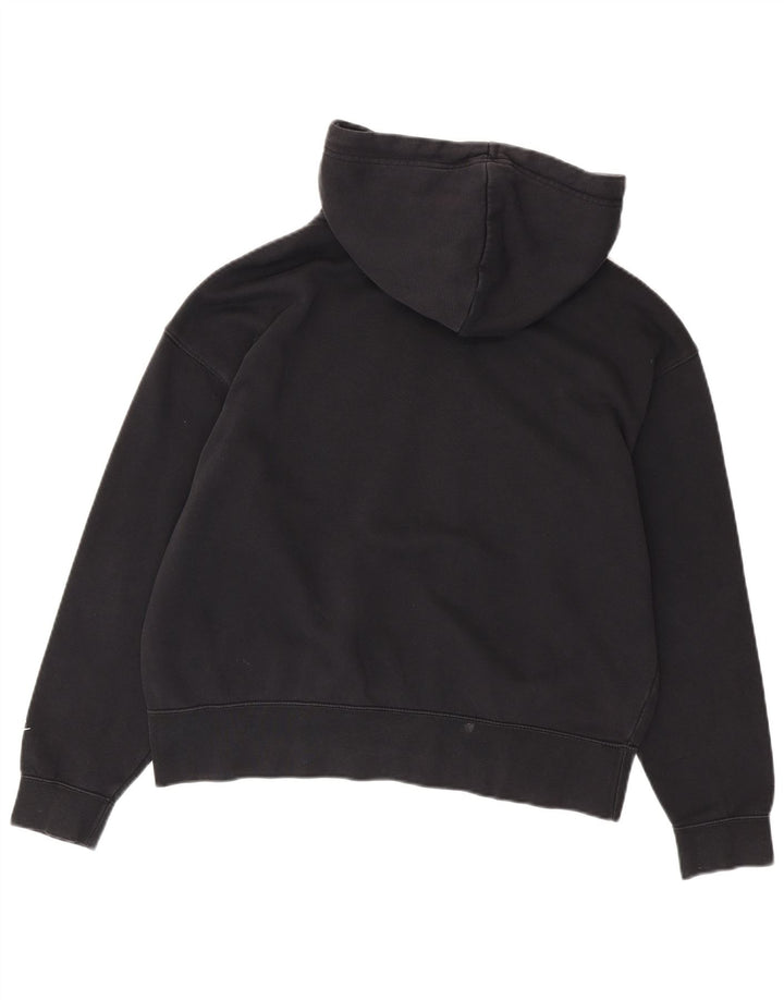 NIKE muška majica s kapuljačom s kapuljačom srednje veličine, crni pamuk