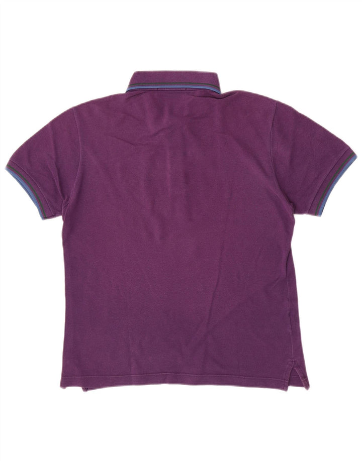 Fred Perry muška polo majica, pamuk na male ljubičaste pruge