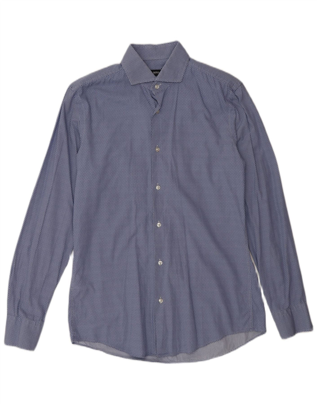 Hugo Boss muška uska košulja veličine 38 15 pamuk na srednje plave točke