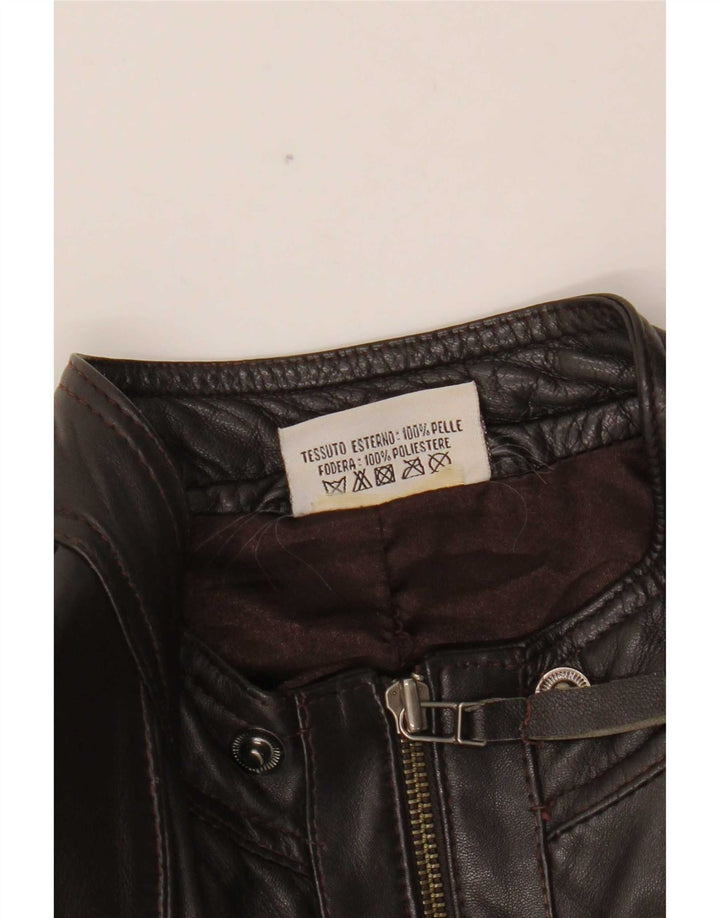 U Extenso ženskoj bomber kožnoj jakni UK 18 XL smeđe