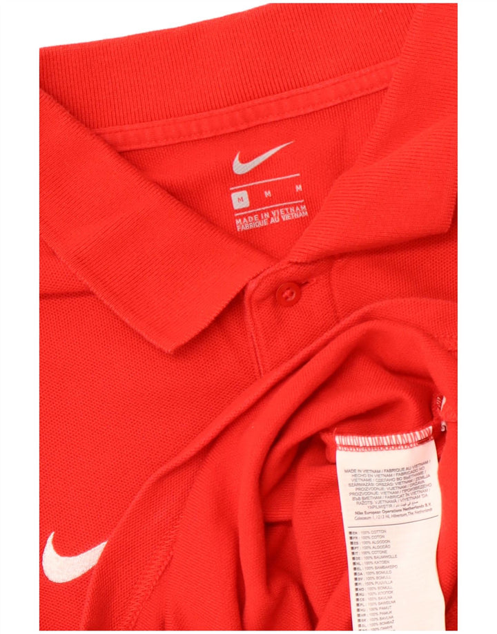 NIKE muška polo majica srednje crvene pamučne boje