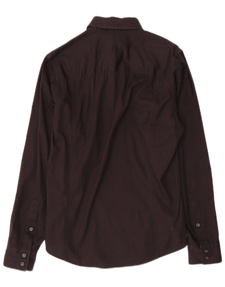 Calvin Klein Jeans muška košulja srednje crne pamučne boje