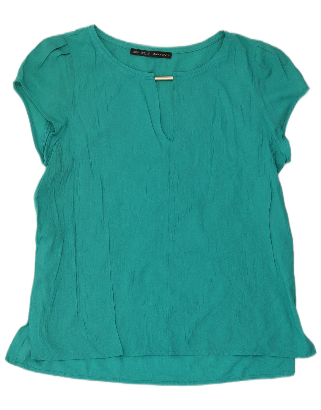 Top ženske bluze Zara UK 18 XL Tirkizna