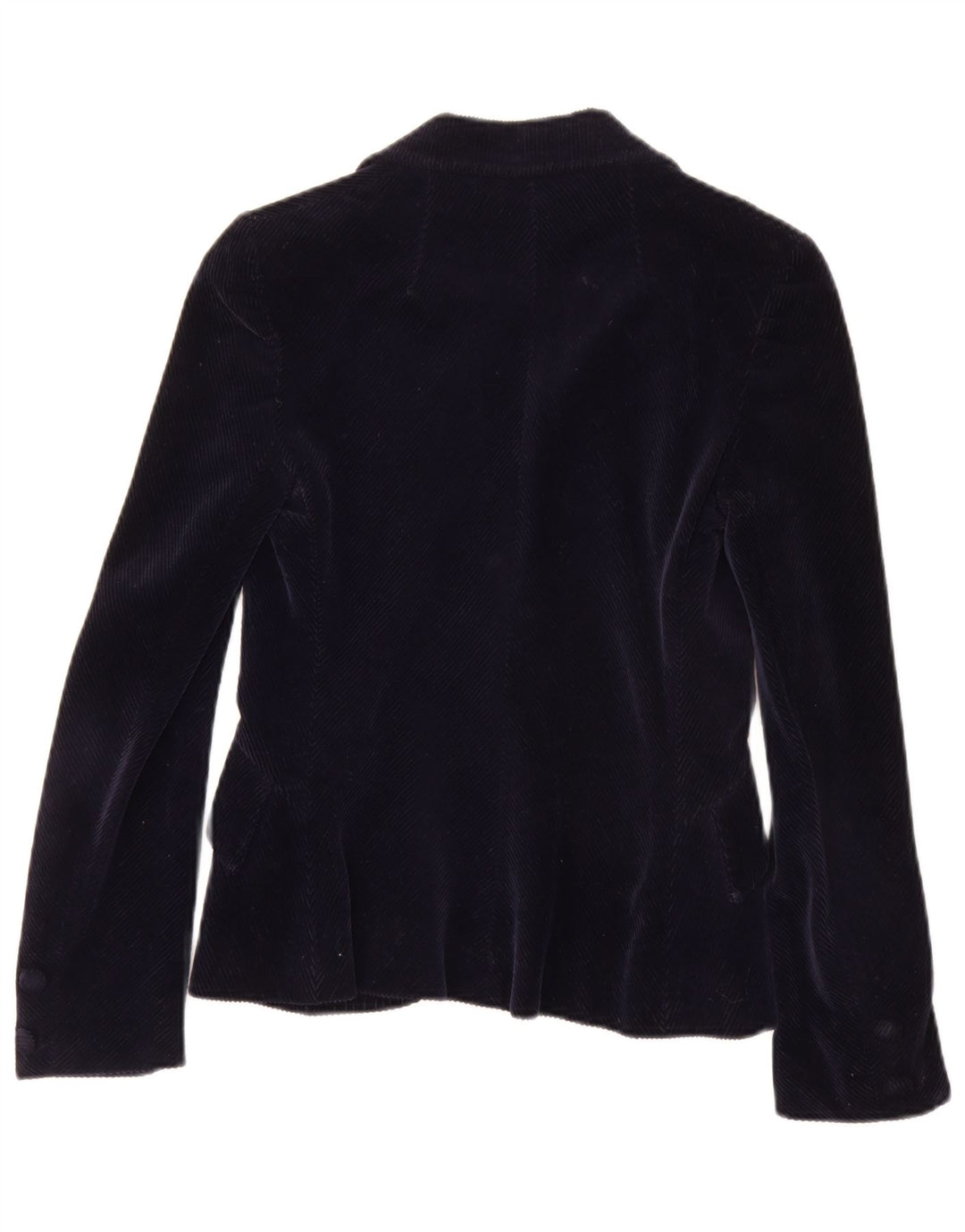 PIERRE D'ALBY Ženska dvodijelna suknja od samta UK 10 Mala W24 tamnoplava