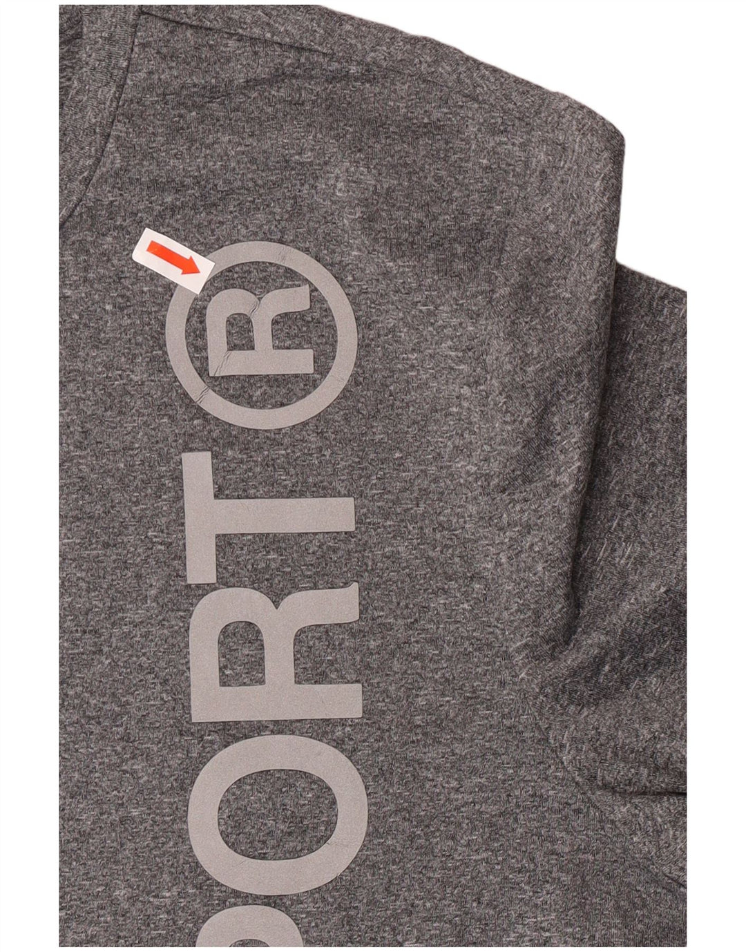 Superdry ženska majica kratkih rukava s grafičkim motivima UK 14 Veliki sivi flekasti poliester