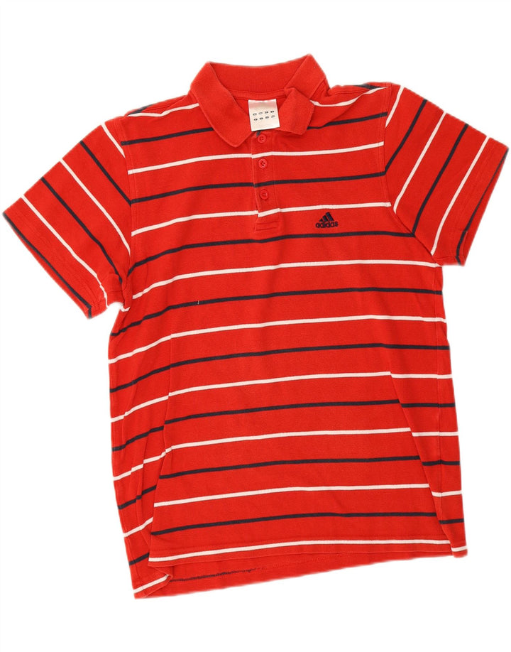 Adidas muška polo majica srednje crvene pruge, pamuk