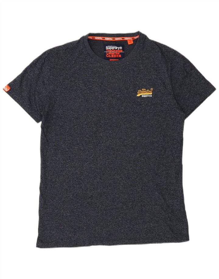 Superdry muška majica kratkih rukava srednje tamnoplavi flekasti pamuk