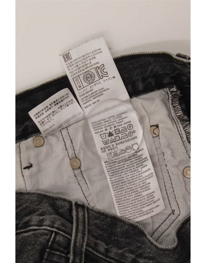 Levi's ženske kratke traper hlače 501 W29, srednje sivi pamuk
