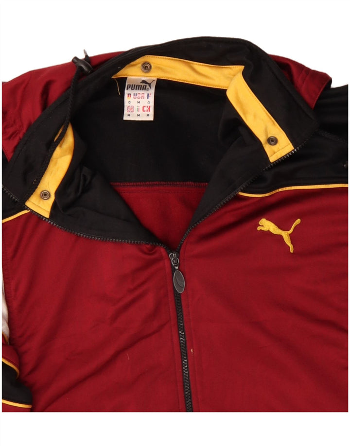 Puma muška trenirka s kapuljačom Graphic Gornja jakna srednje tamnocrvene boje