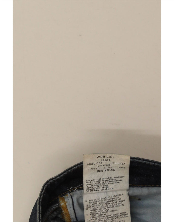 Lee ženske traperice Leola Bootcut W28 L32 tamnoplavi pamuk