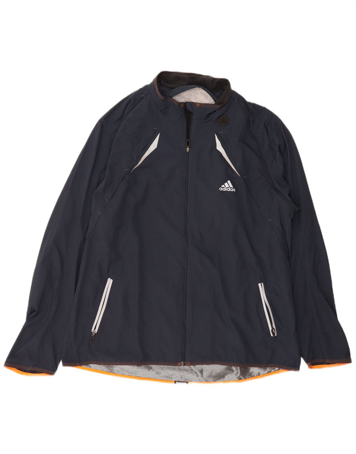 ADIDAS muška kišna jakna Clima 365 UK 42 XL tamnoplavi poliester