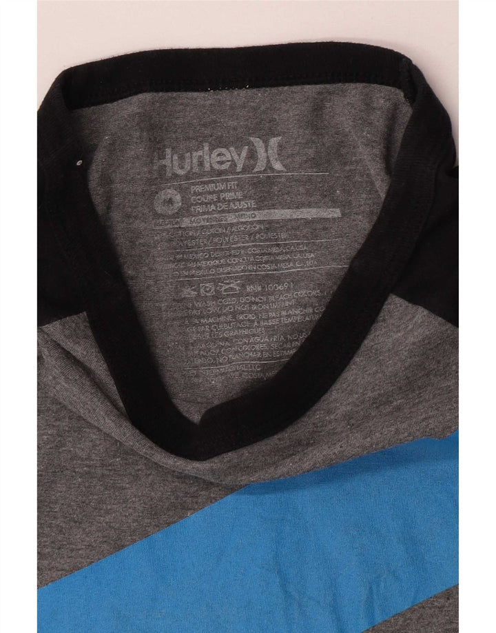 Hurley Boys Premium Fit grafička majica dugih rukava 15-16 godina srednje sive boje