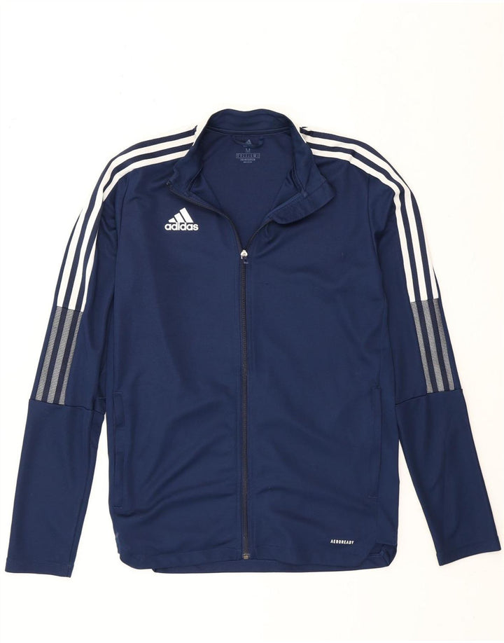 Adidas muška trenirka Aeroready gornja jakna srednje tamnoplavi poliester