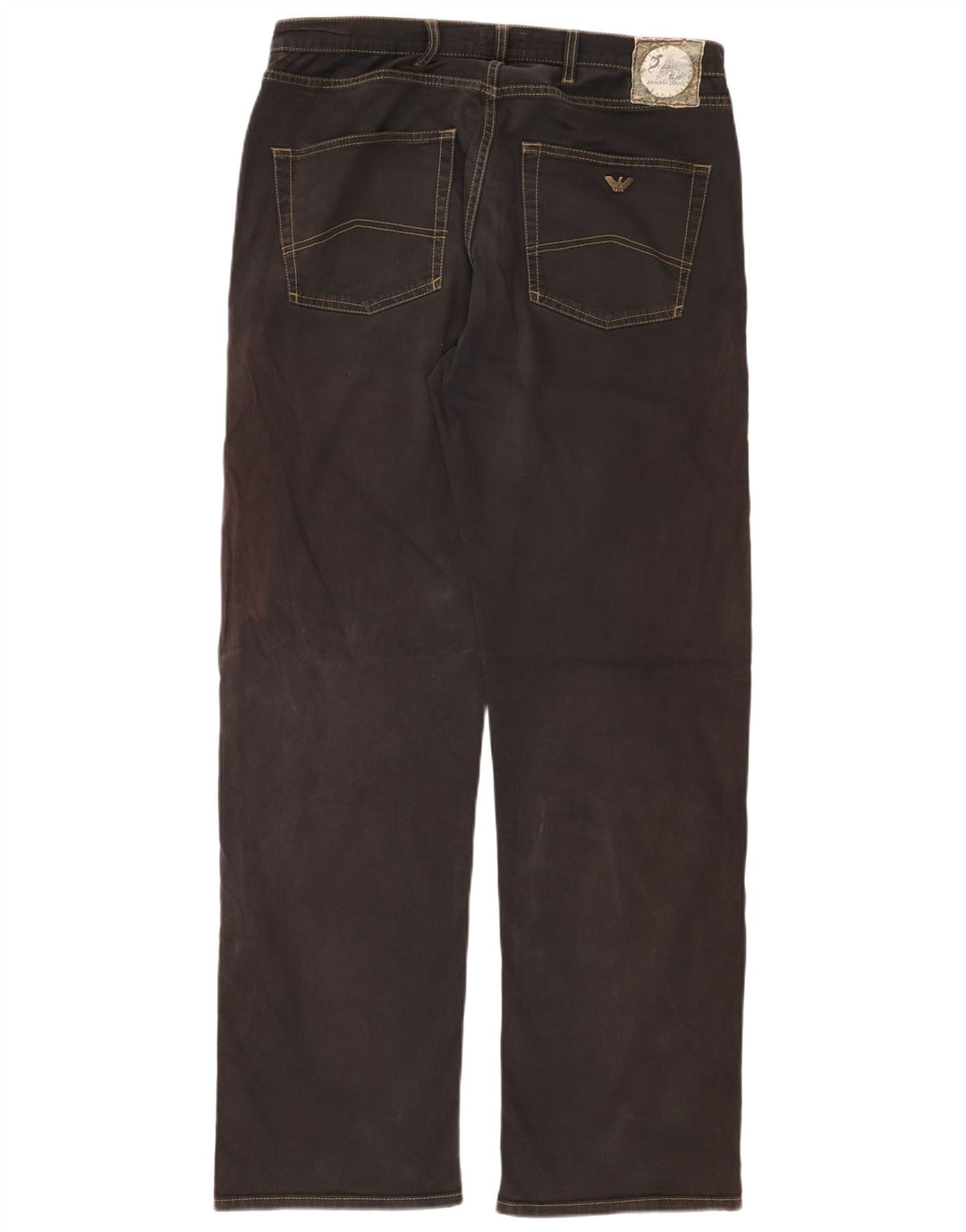 ARMANI Muške ravne traperice W36 L34 crne