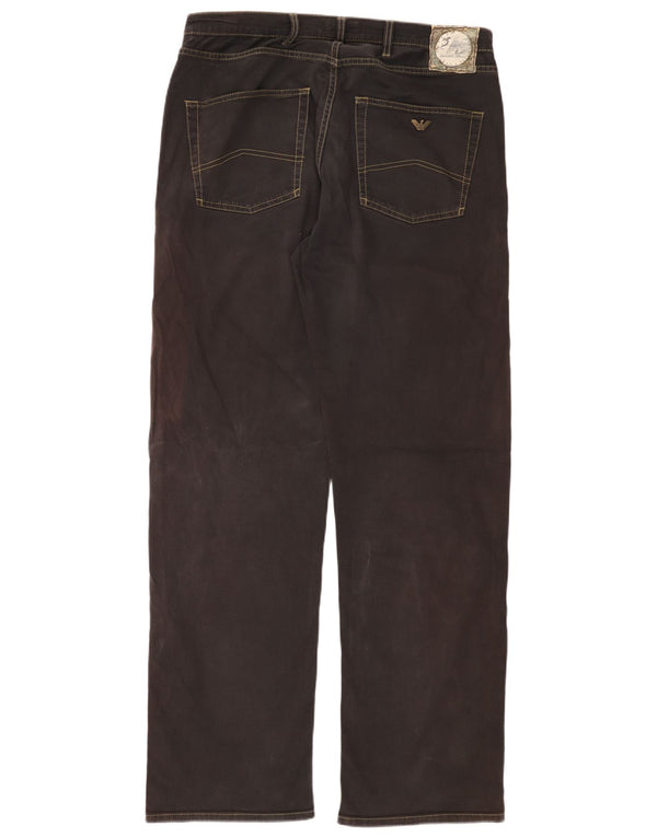 ARMANI Muške ravne traperice W36 L34 crne