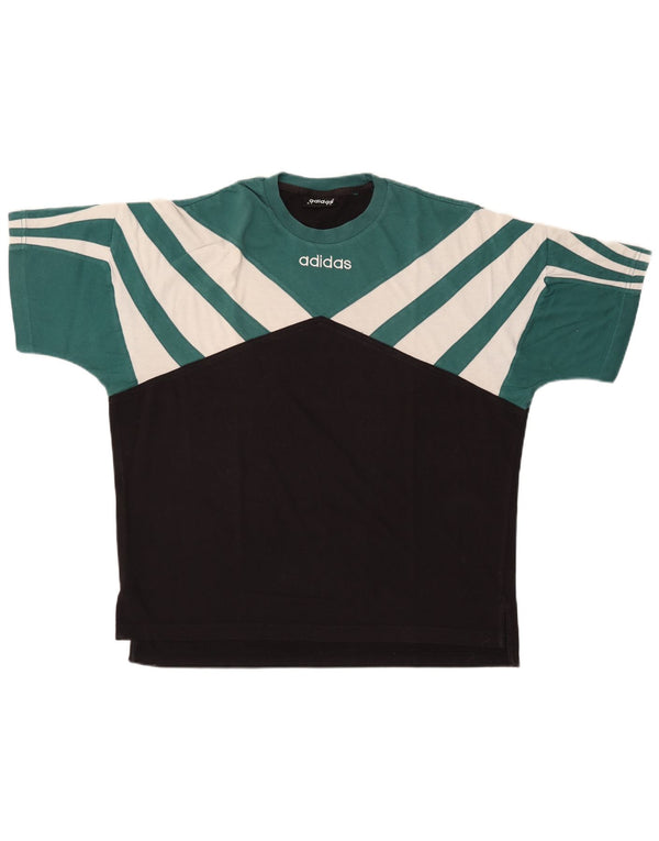 Adidas muška majica kratkih rukava s grafičkim motivima UK 42/44 veliki zeleni poliester u boji