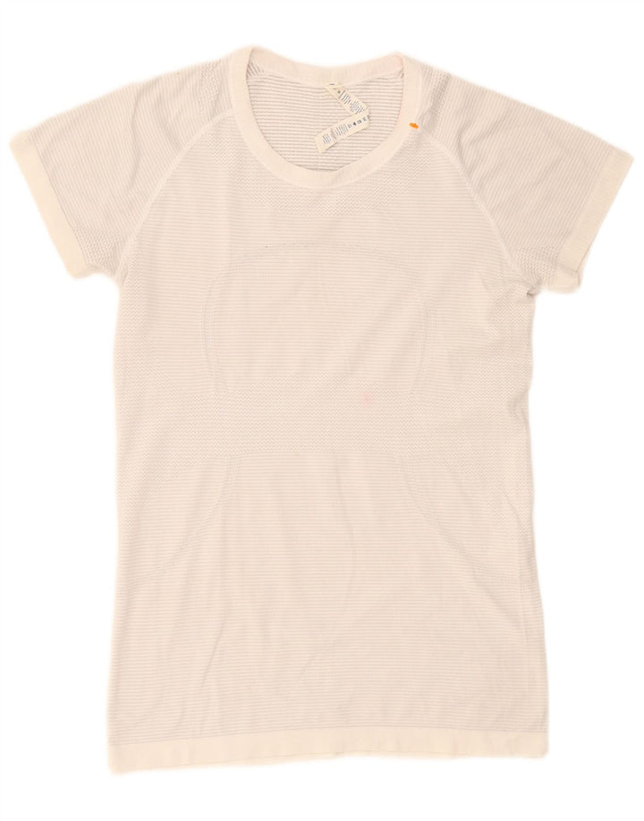 Lululemon ženska majica kratkih rukava US 10 Large White Nylon