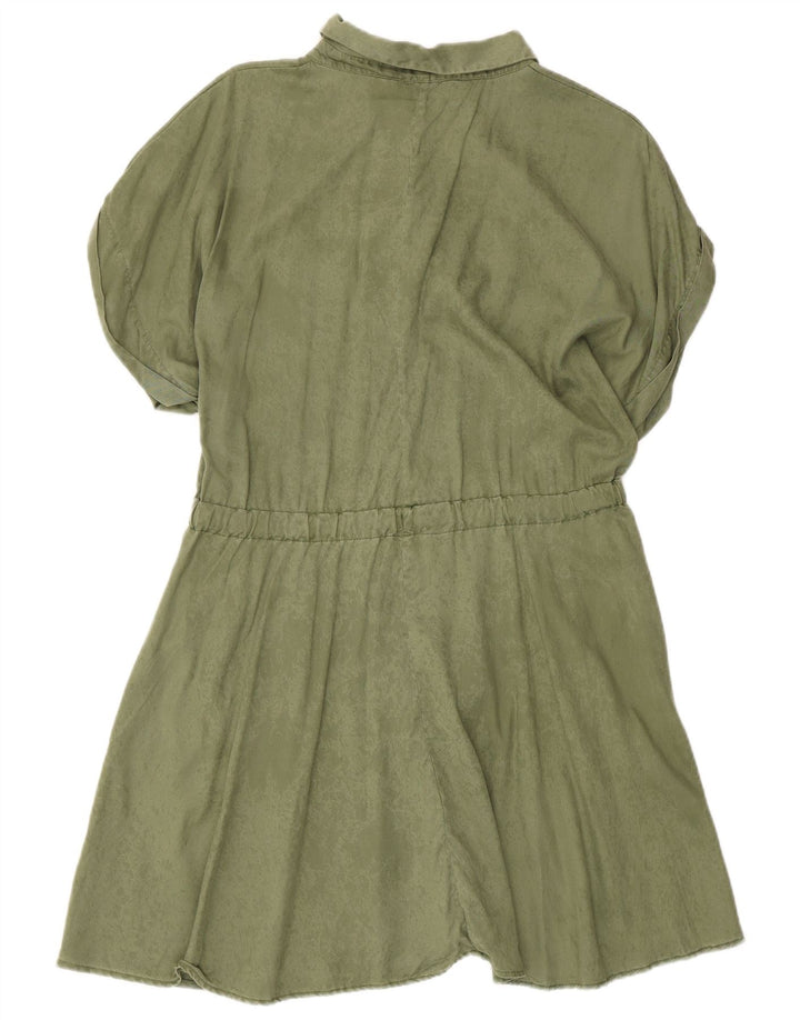Zara ženska osnovna haljina UK 14 Large kaki