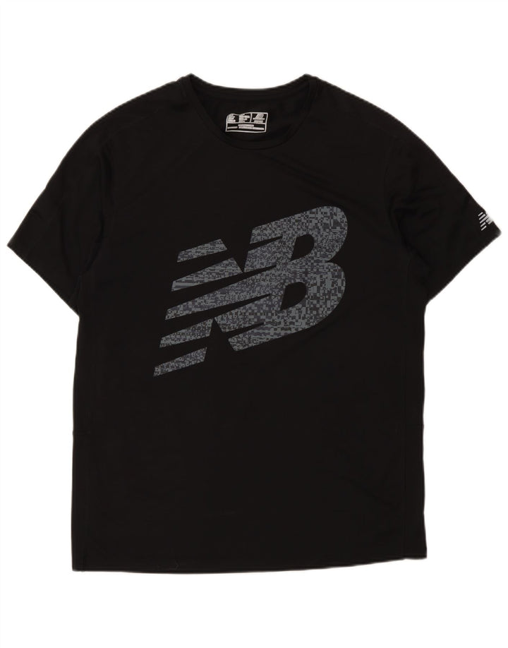 New Balance muška majica s grafičkim motivima srednje crna