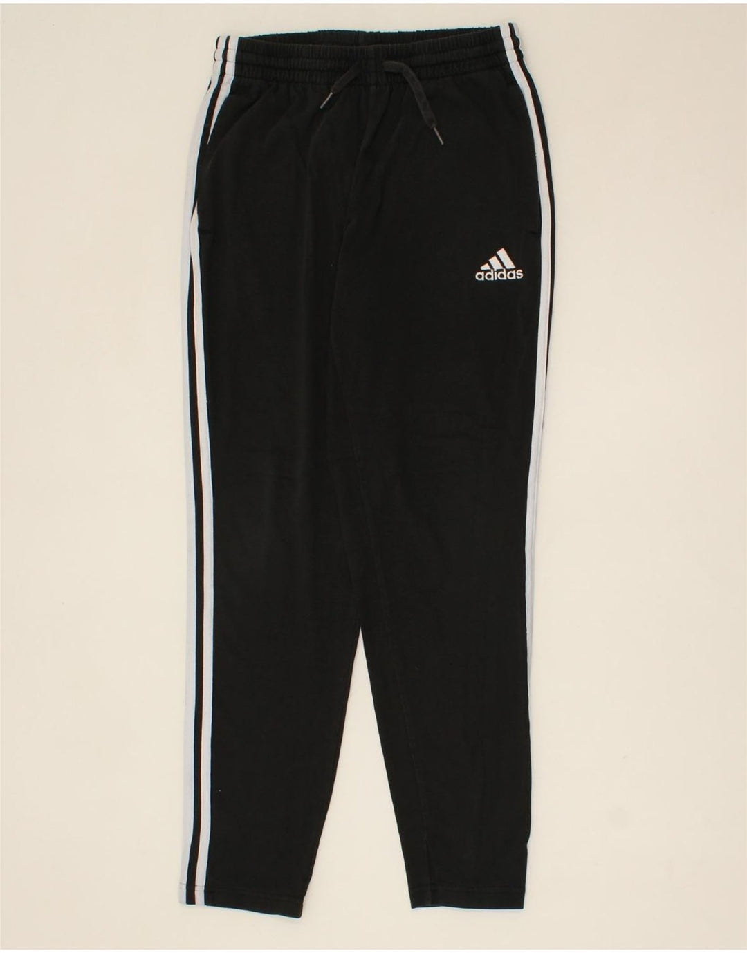 ADIDAS Womens Tracksuit Trousers UK 14 Medium  Black Cotton Vintage Adidas and Second-Hand Adidas from Messina Hembry 