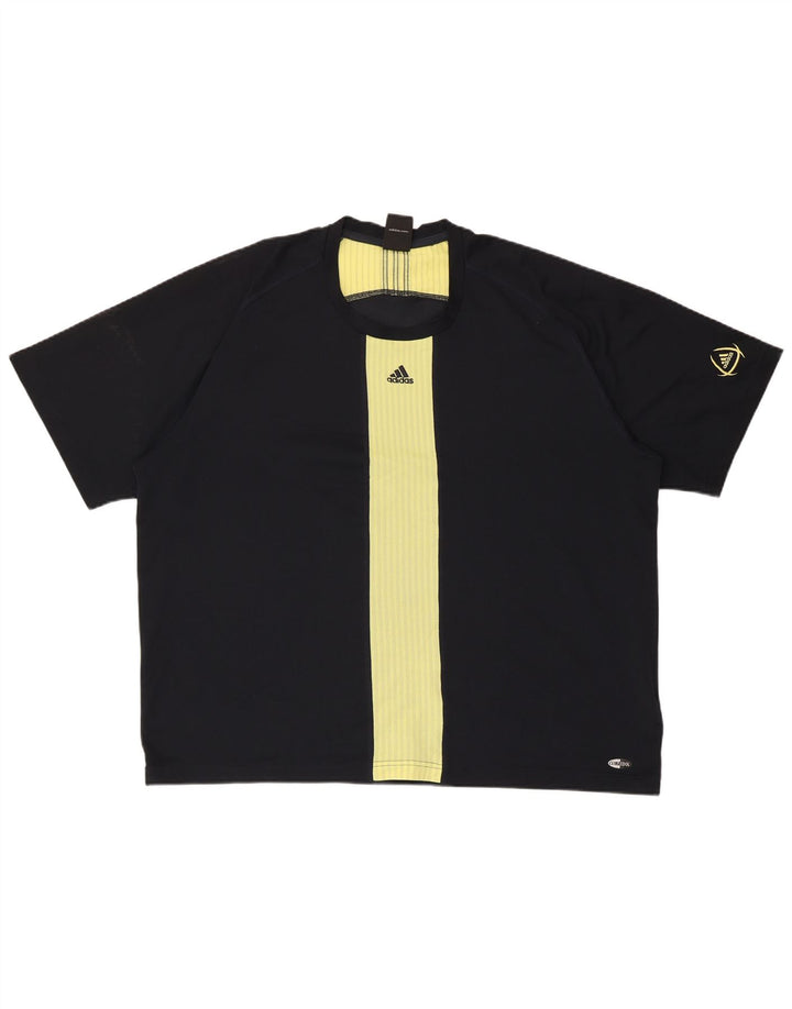 ADIDAS muška majica Climacool Top 2XL crni poliester u boji