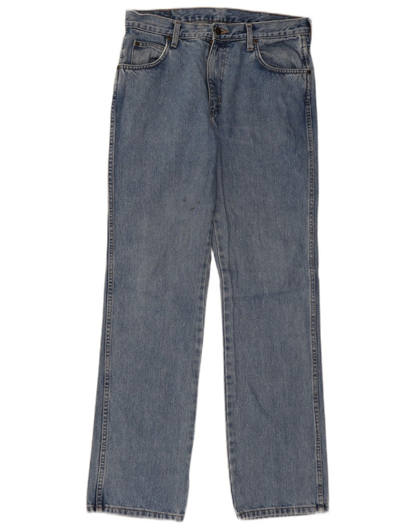 Wrangler muške ravne traperice regularnog kroja W32 L32 plavi pamuk