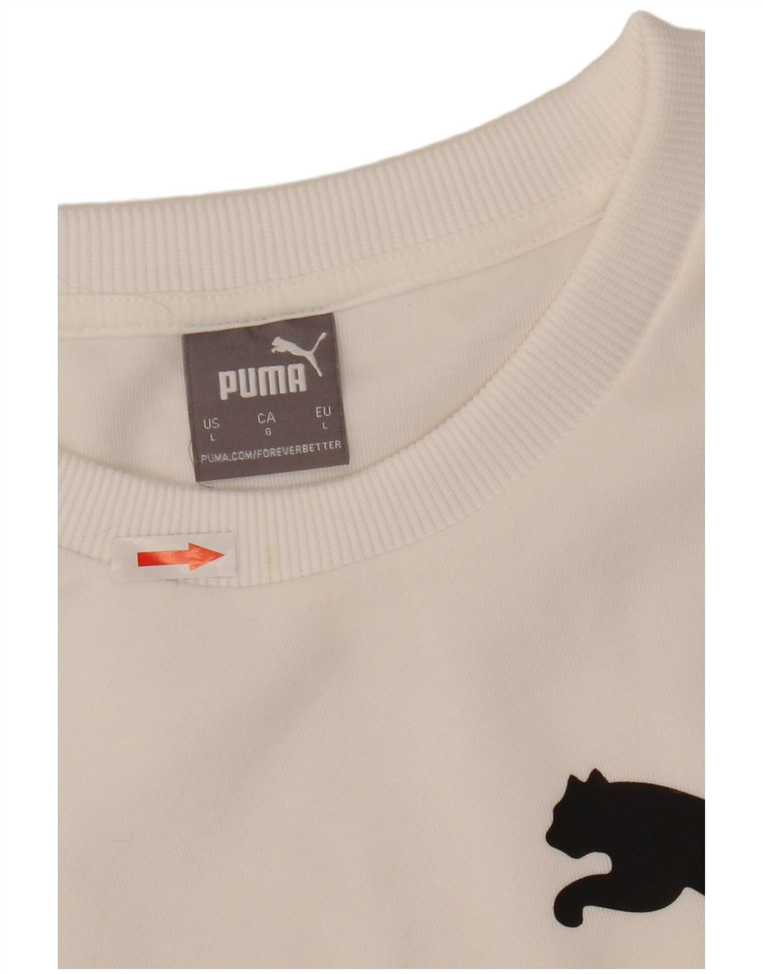 Puma muška majica s grafičkim motivima, veliki bijeli poliester