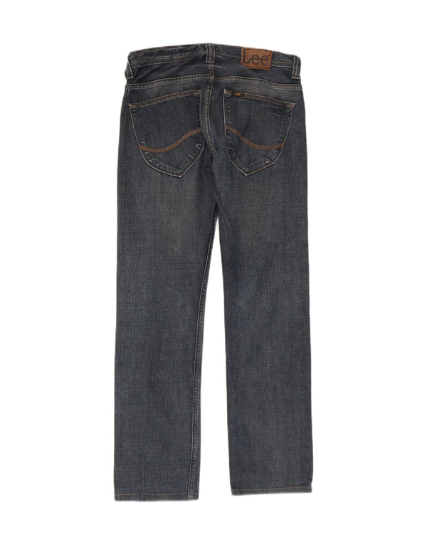 Lee Mens Zed Straight Jeans W31 L34 Plavi pamuk