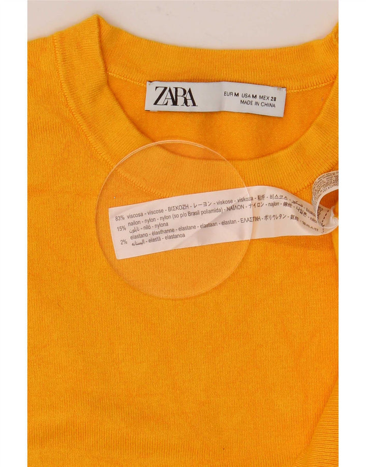 Zara ženski prsluk bez rukava UK 12 Srednje žuta viskoza