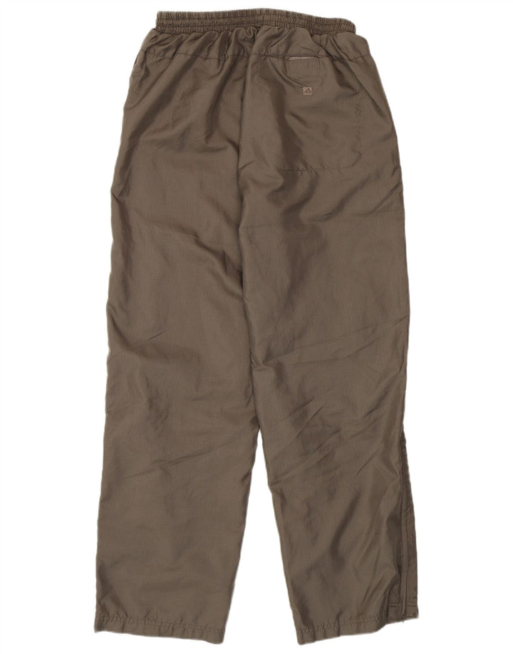 ADIDAS Ženske hlače za trenirku UK 14 Srednje smeđi karirani poliester