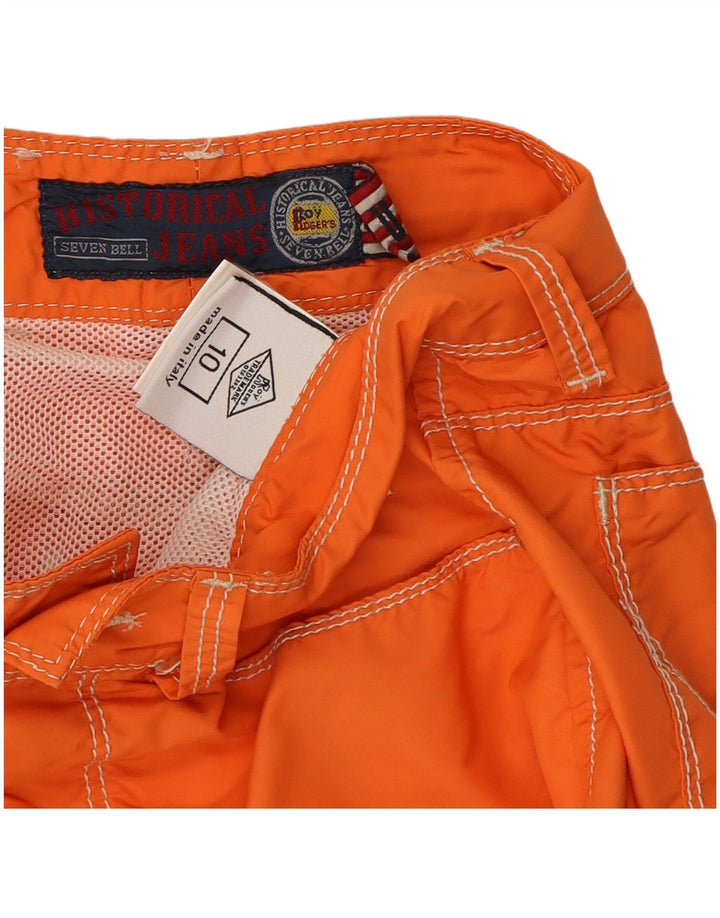 ROY ROGERS Boys Casual Shorts 9-10 Years W24  Orange Polyester
