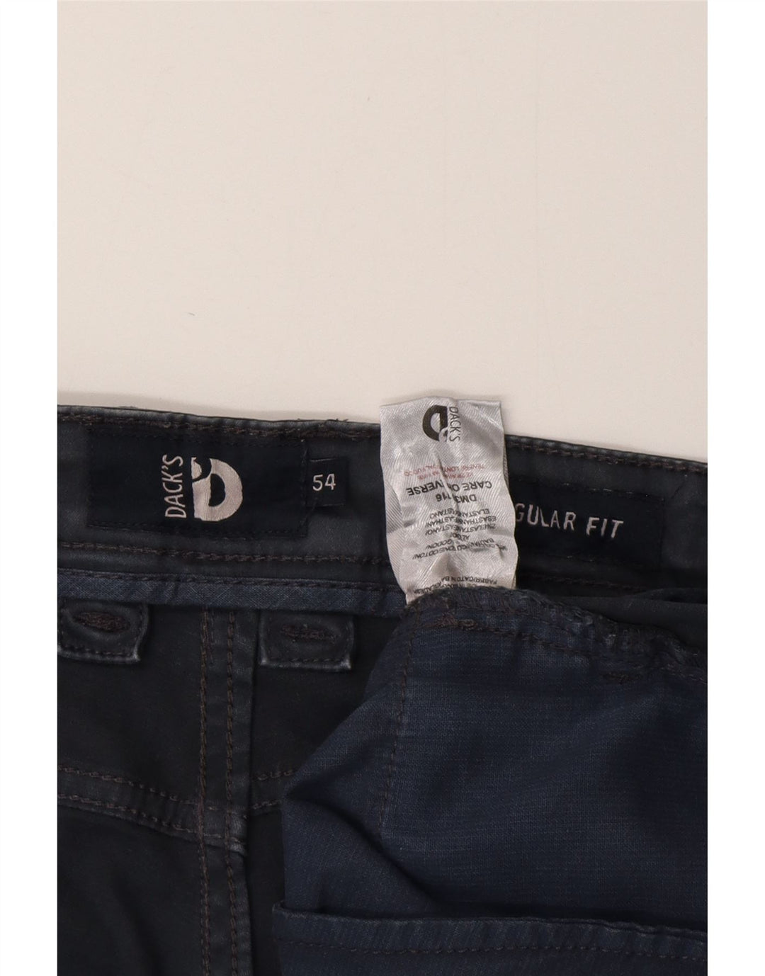 Dack's muške ležerne hlače regular kroja IT 54 2XL W38 L31 sivi pamuk