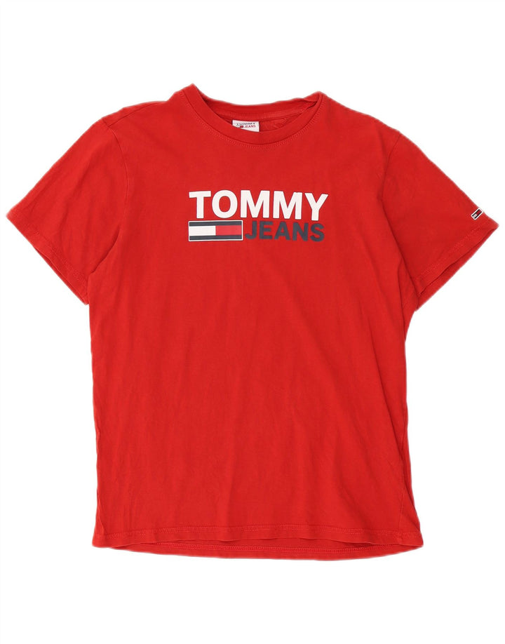 Tommy Hilfiger Muška majica kratkih rukava s grafičkim motivima, mala crvena