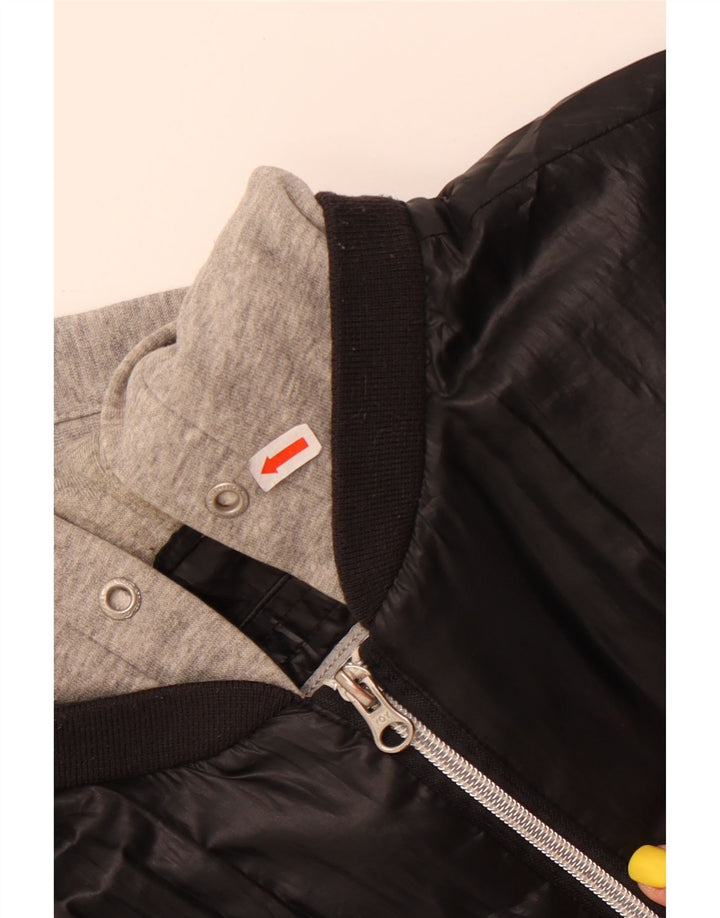 Champion ženska bomber jakna s kapuljačom UK 18 XL crni poliester